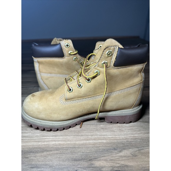 Junior Timberland Boots Size 6 M Wheat - Picture 10 of 14